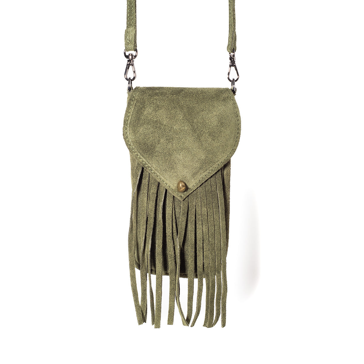 Portacellulare in suede