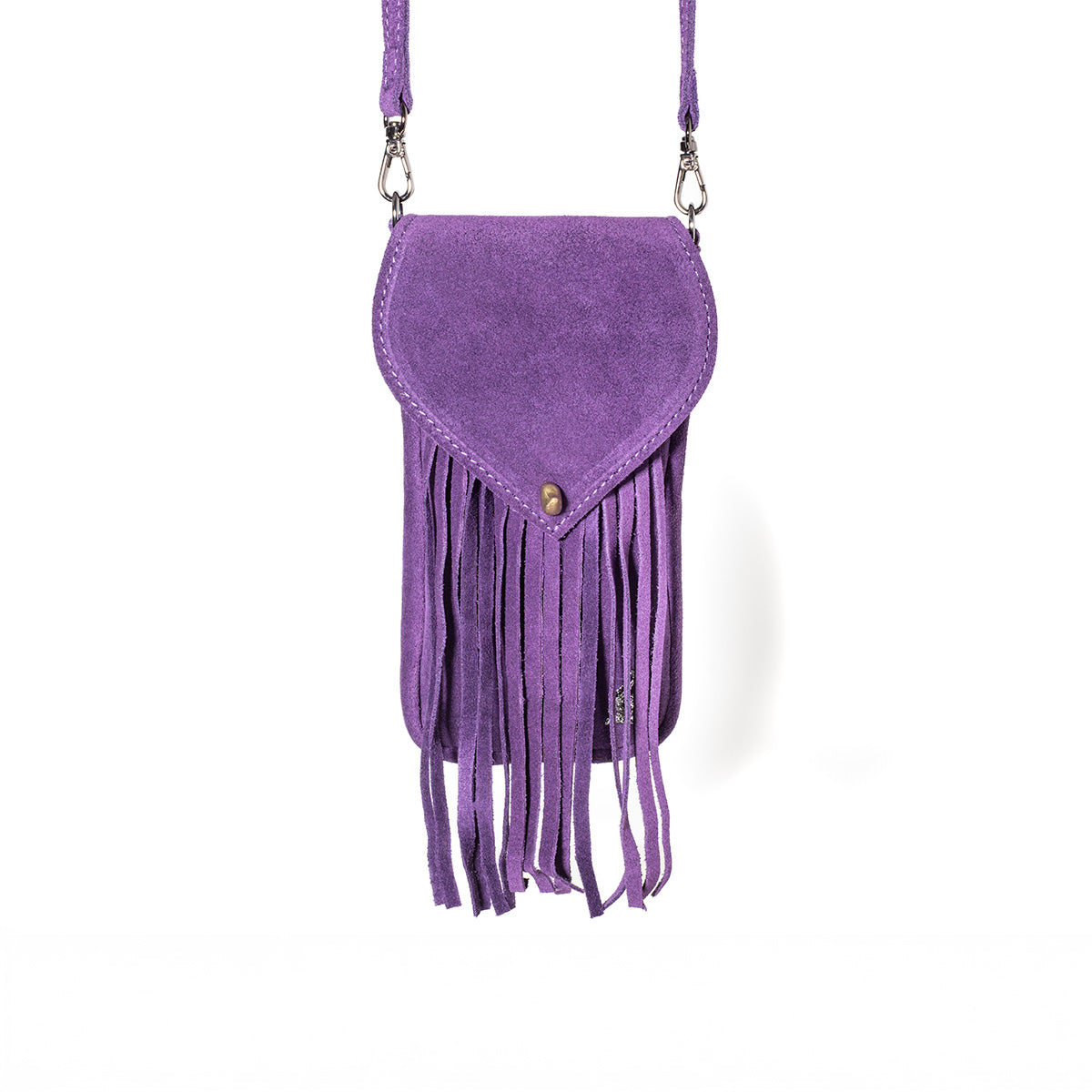 Portacellulare in suede