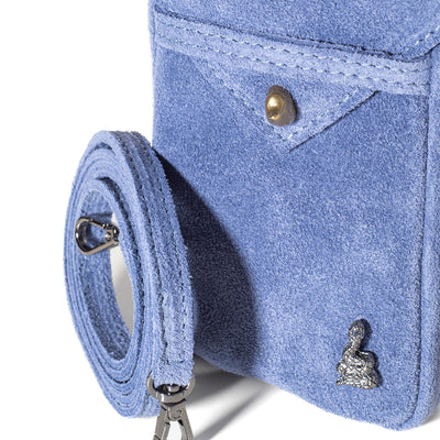 Portacellulare in suede