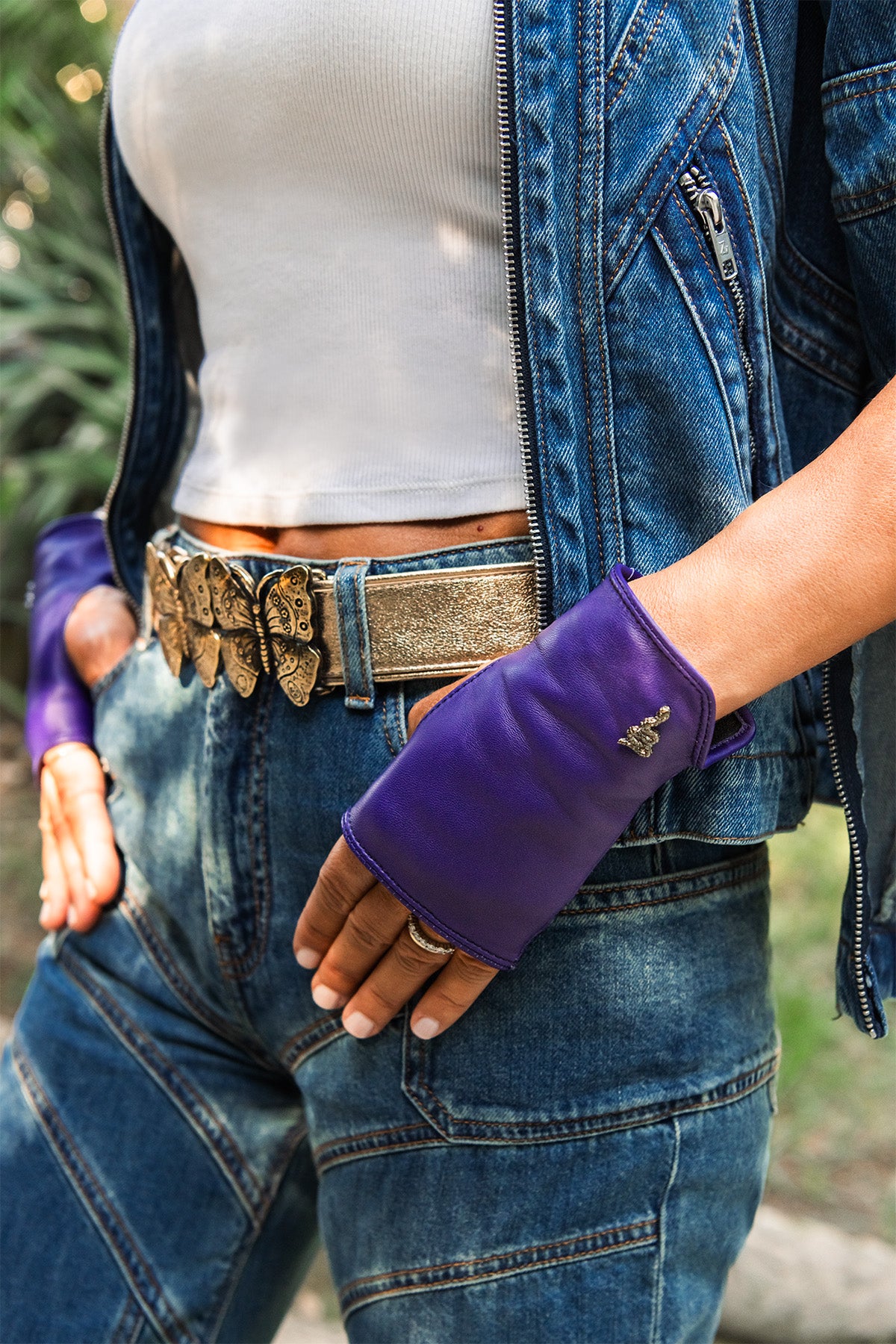 Cintura Psyche argento con fibbia oro ￼