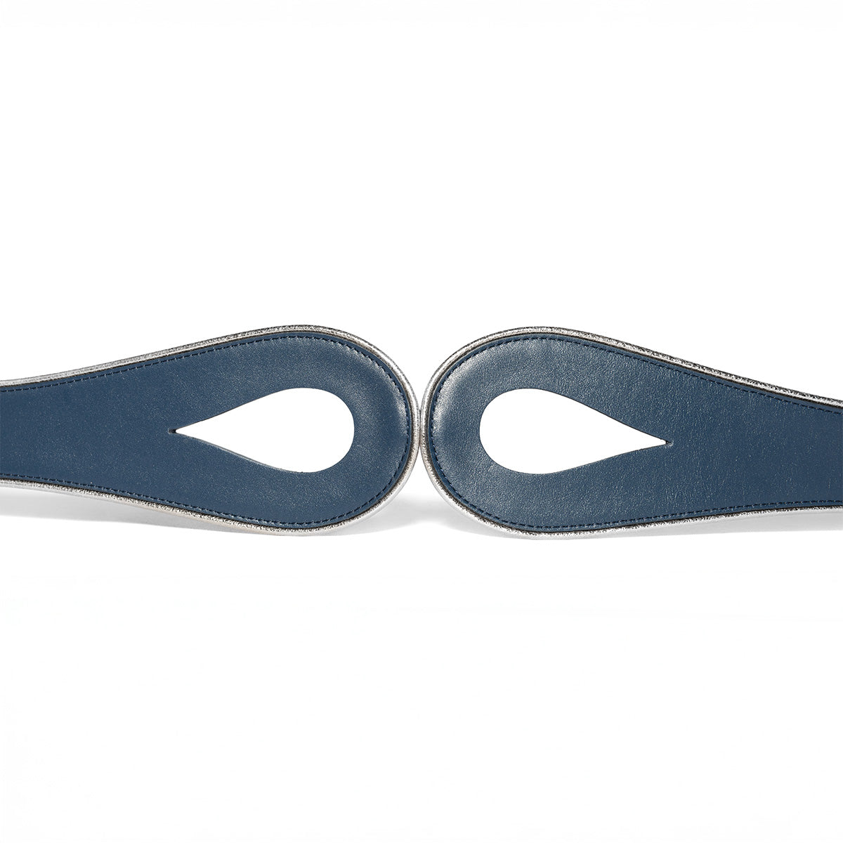 Iduna blu piping argento