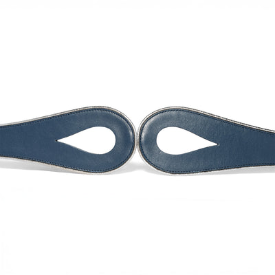 Iduna blu piping argento