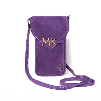 Portacellulare in suede