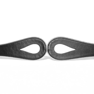 Cintura Iduna nera piping argento