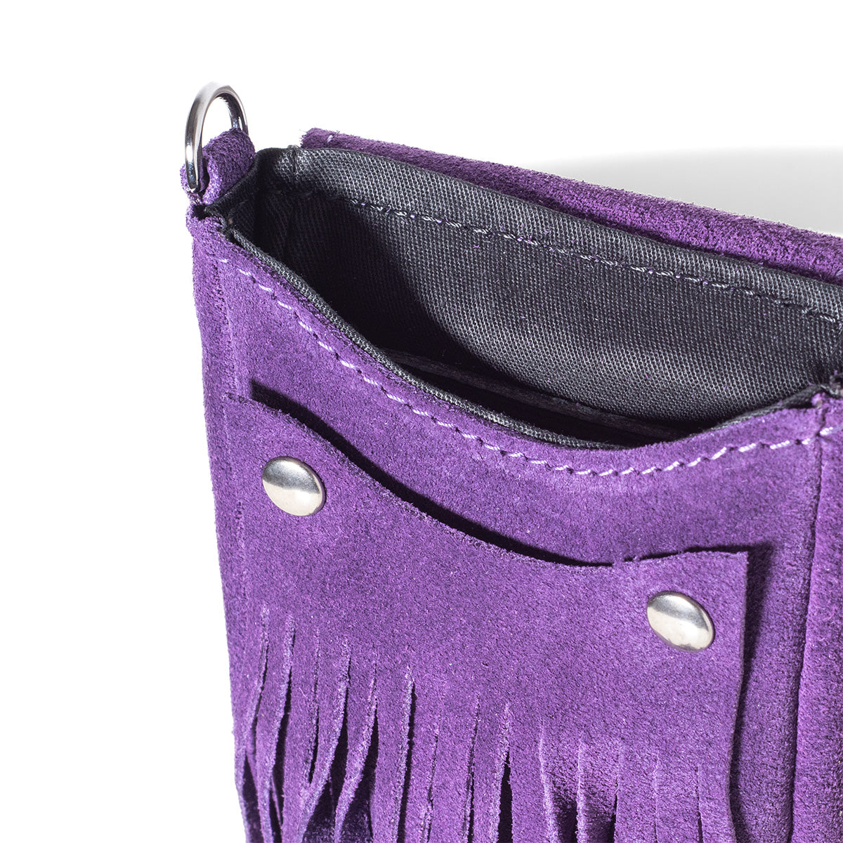 Portacellulare in suede