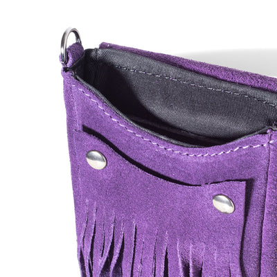 Portacellulare in suede