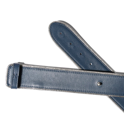Iduna blu piping argento