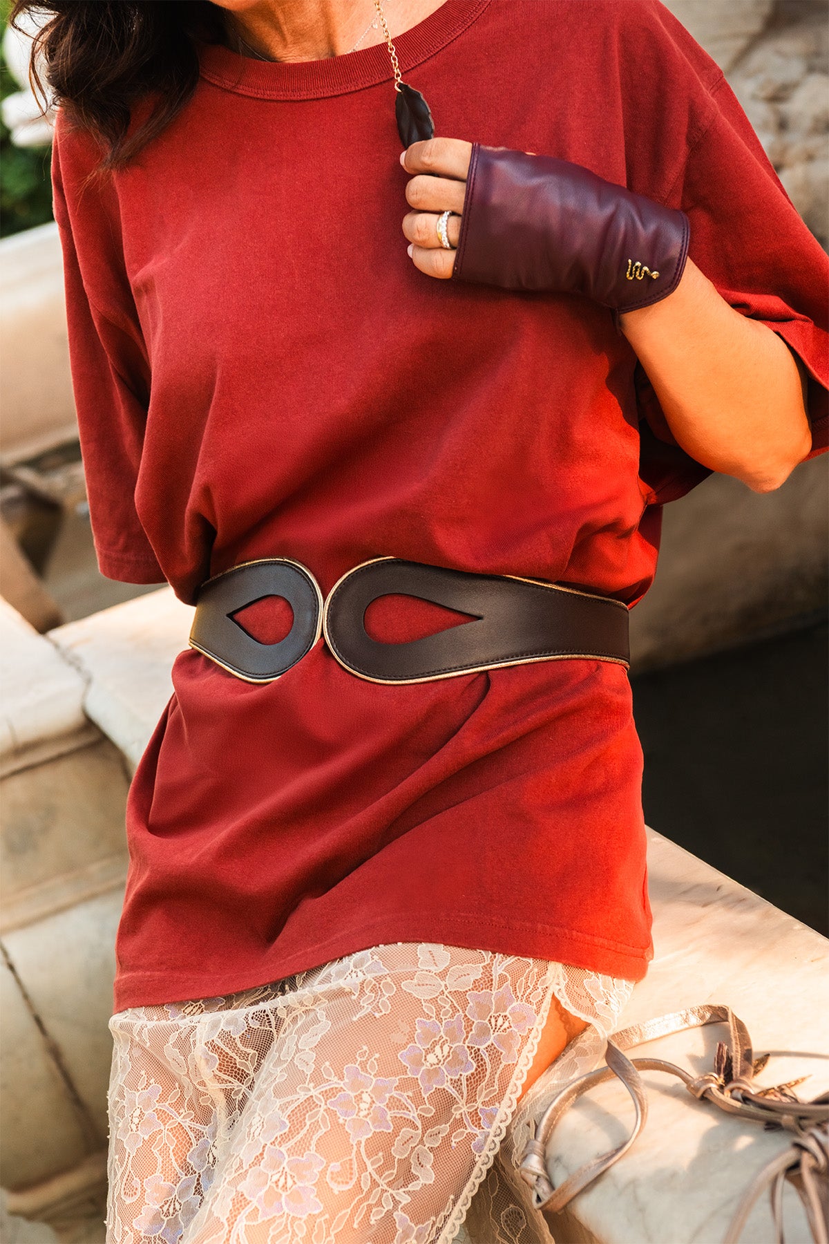 Manicotti corti bordeaux