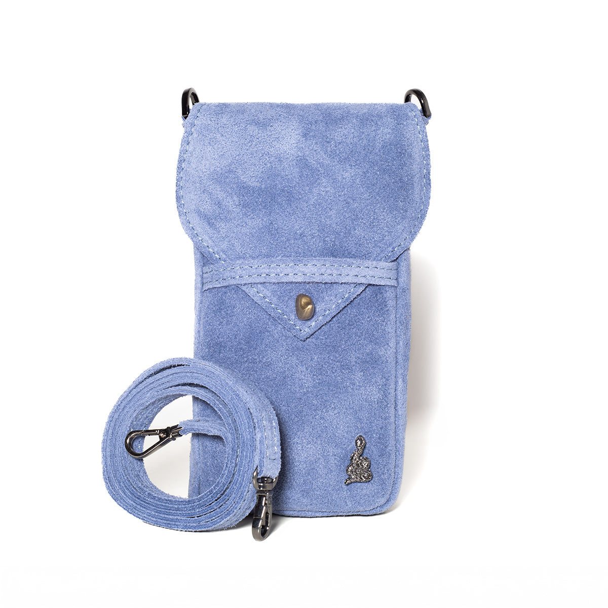 Portacellulare in suede