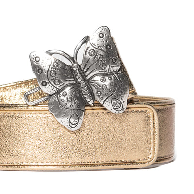 Cintura Psyche oro con fibbia argento