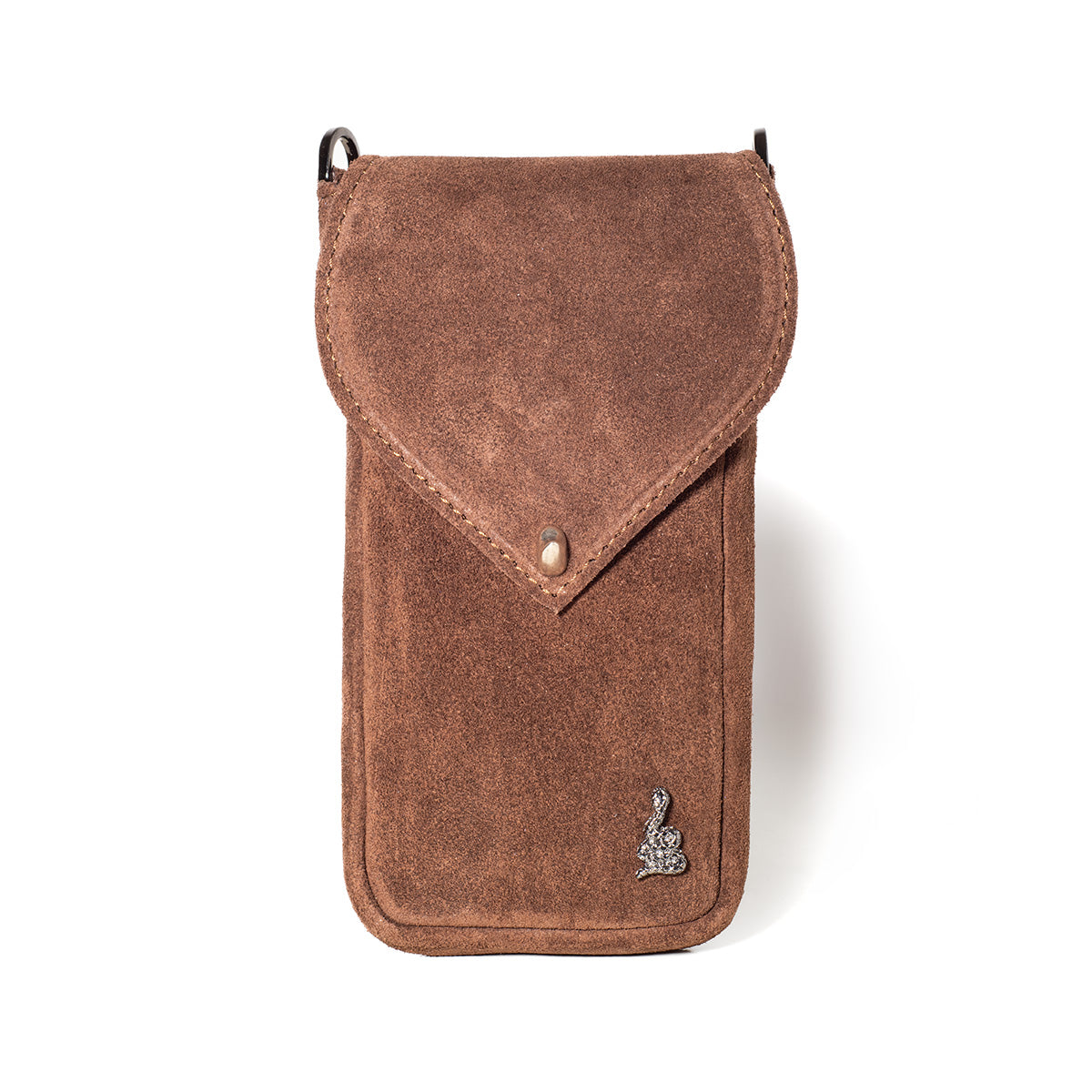 Portacellulare in suede