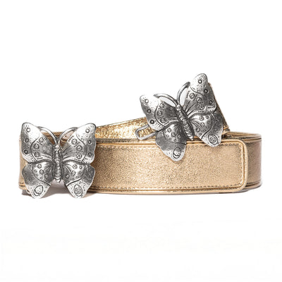 Cintura Psyche oro con fibbia argento