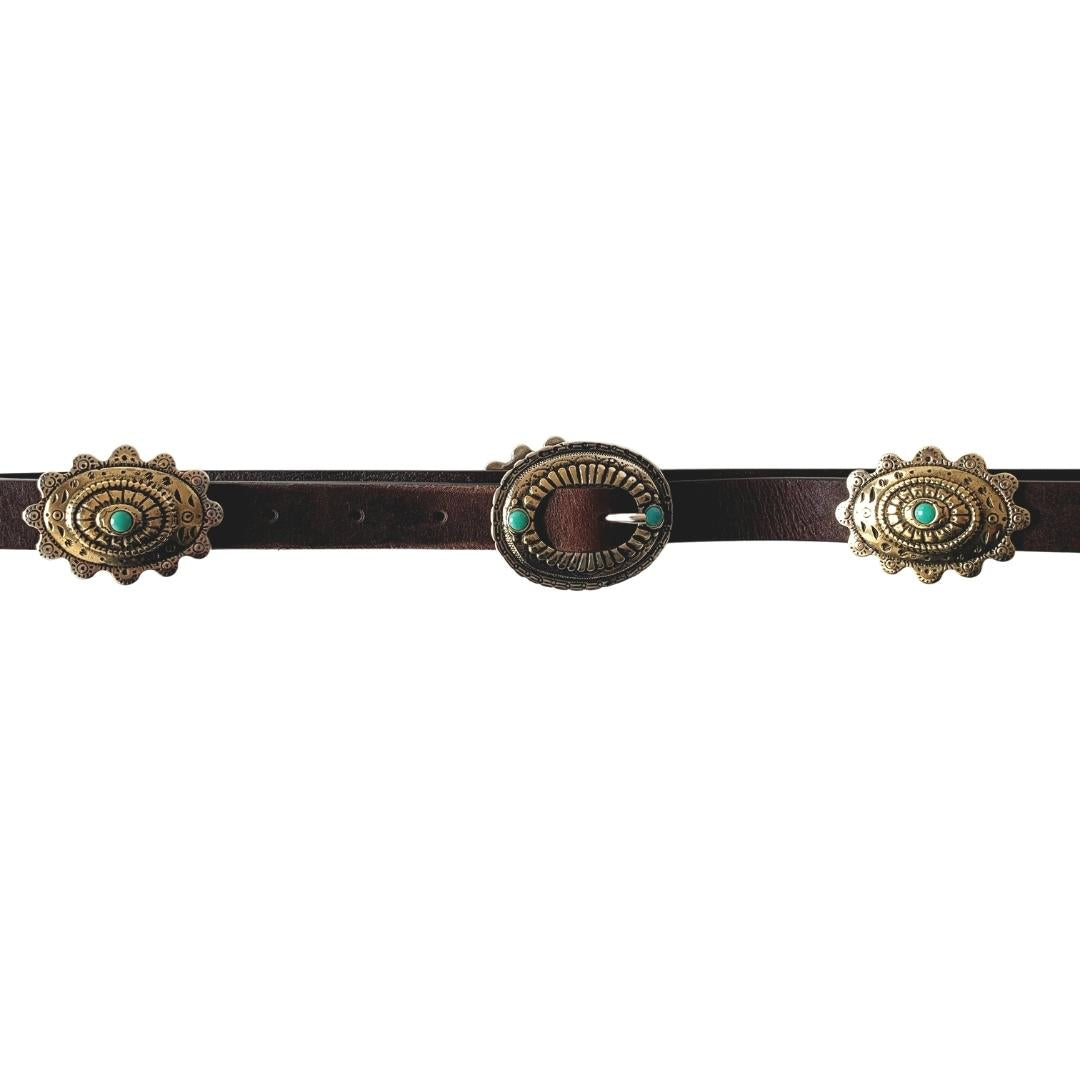 Calamity Jane | Marrone stem - brass color details |