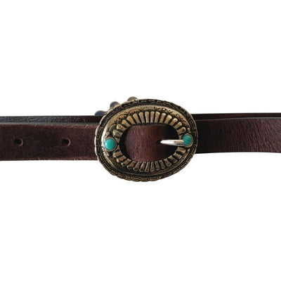Calamity Jane | Marrone stem - brass color details |